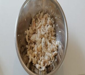 Ingrédient - rougail la morue