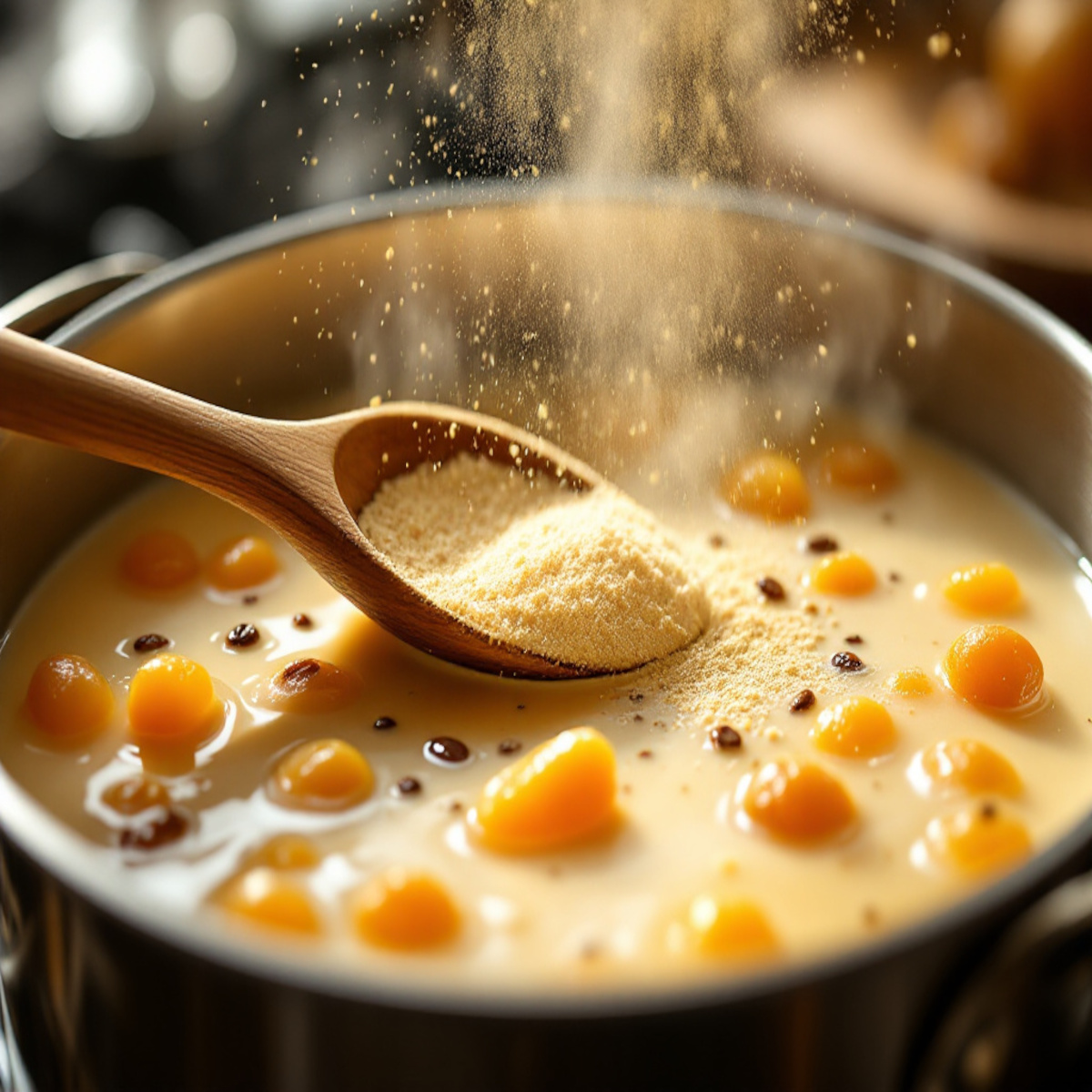 Préparer la base du gâteau de semoule