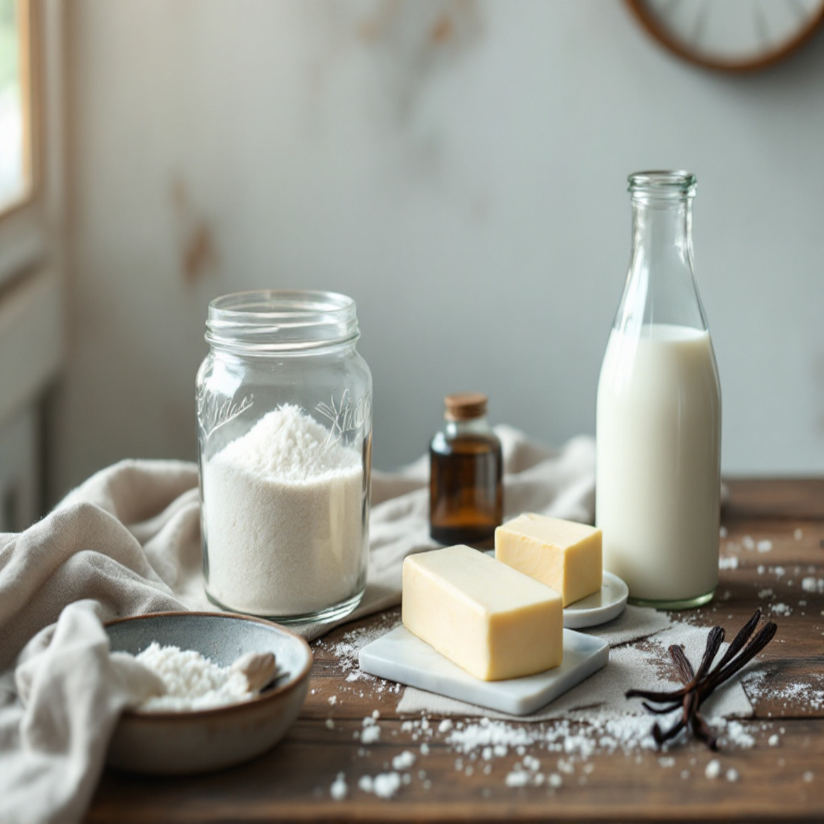 ingrédients pour faire le gâteau de semoule fine