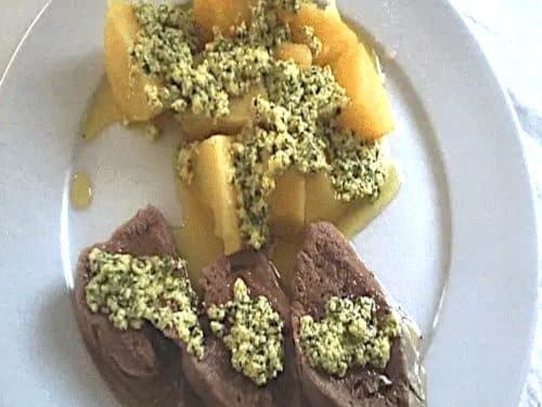 Langue de bœuf sauce gribiche revisitée - Recette maison