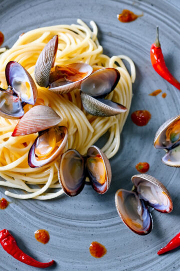 recette spaghetti aux clovisse