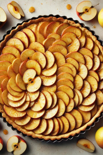 tarte aux pommes sans pâte
