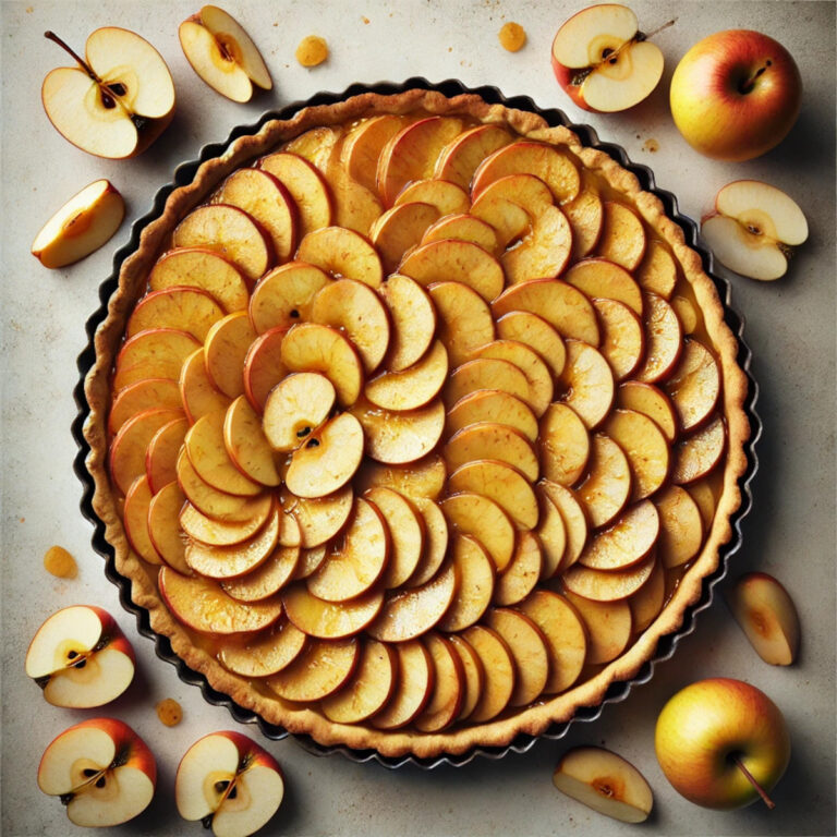 tarte aux pommes sans pâte