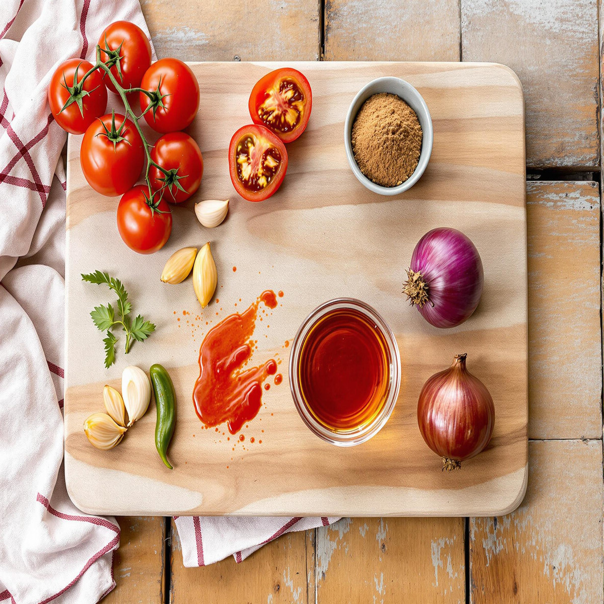 tous les ingrédients super pot de ketchup