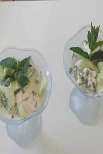 recette salade de concombre au chèvre