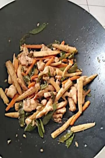 recette wok de pois