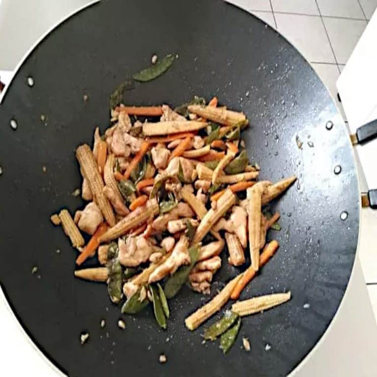 recette wok de pois