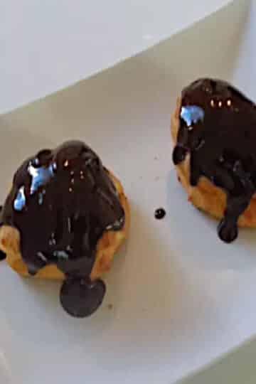 recette profiterole au chocolat noir