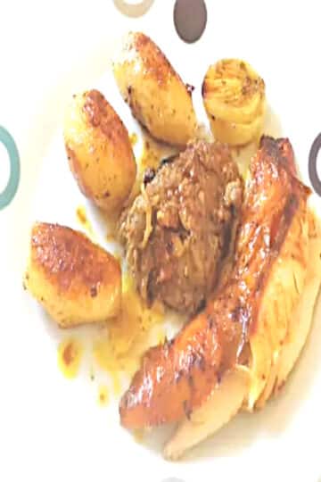 recette Poulet farci aux épices