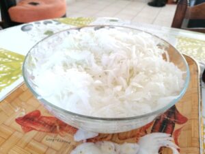 Riz cuit - Riz gluant