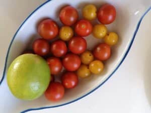 Tomate - Nourriture naturelle - cabillaud pané