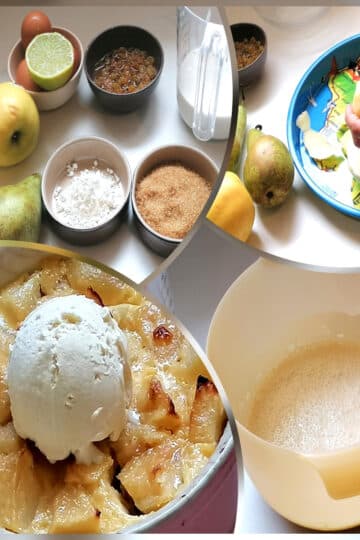 4 gratins pommes poires