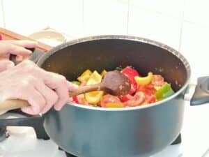 cuisson de la Peperonata Ricetta