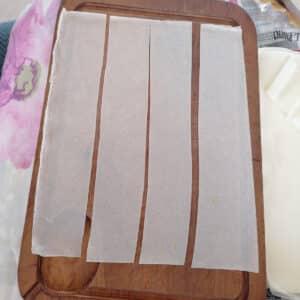 feuille de blé coupée