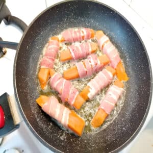 cuir les patates douces à la poêle