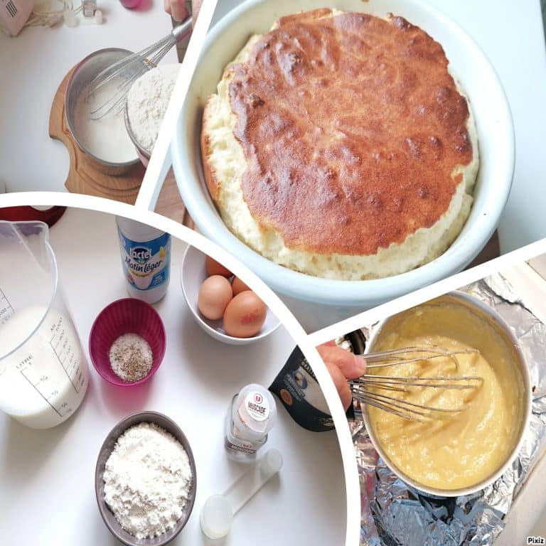 soufflé au parmesan étape par étape