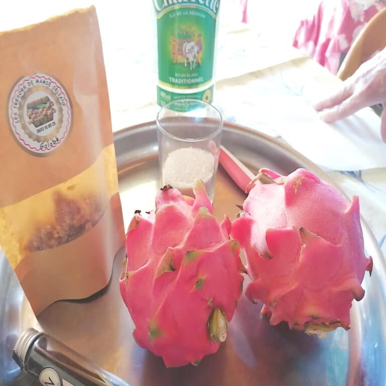Pitaya Rouges Rhum arrangé pitaya | Recette Réunion