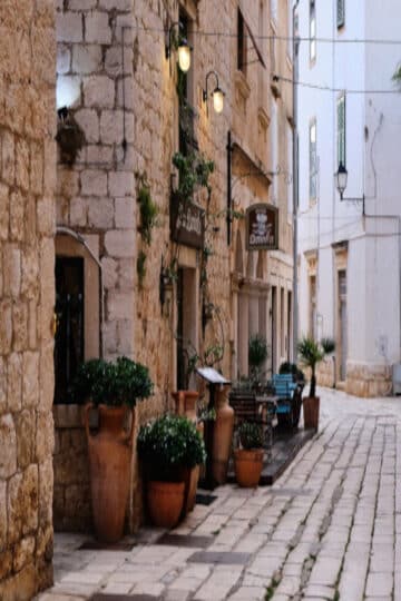 superbe ruelle en Croatie