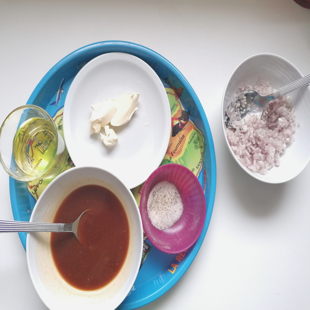 ingrédients sauce échalote