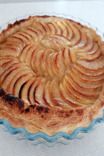 Tarte aux pommes à pâte feuilletée