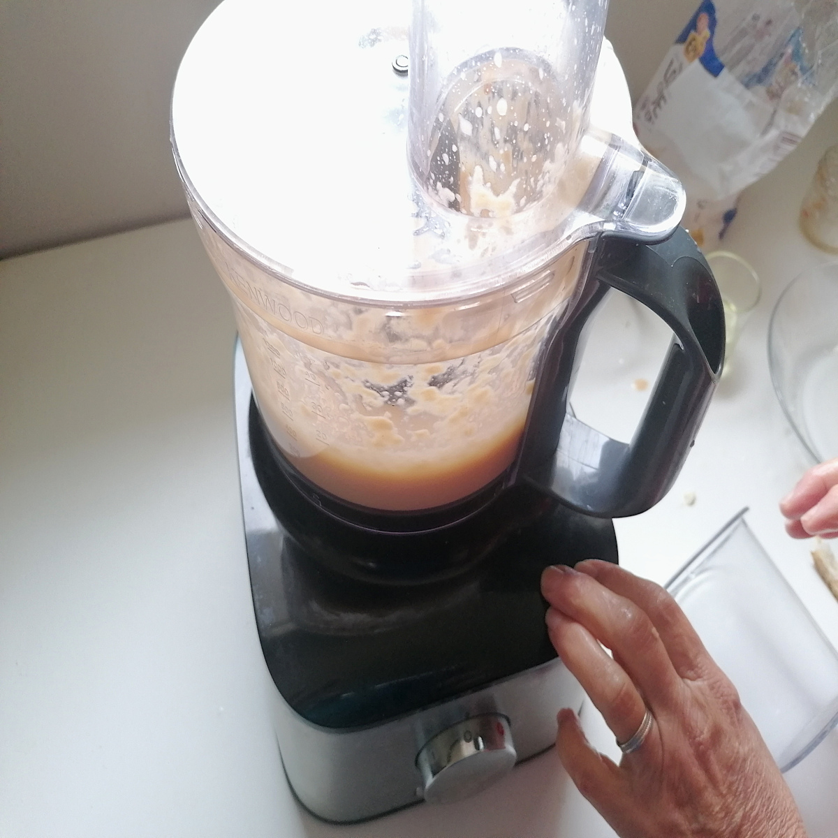 mixage des ingrédients