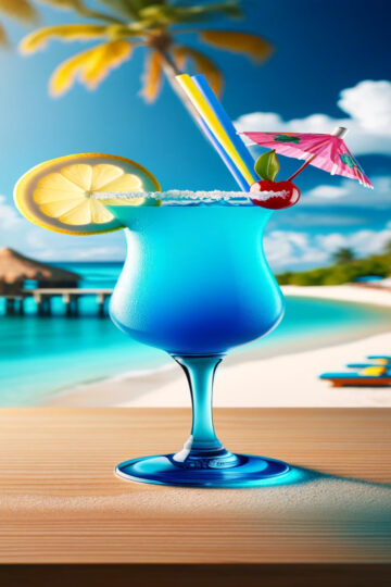 mocktail Virgin Blue Lagoon