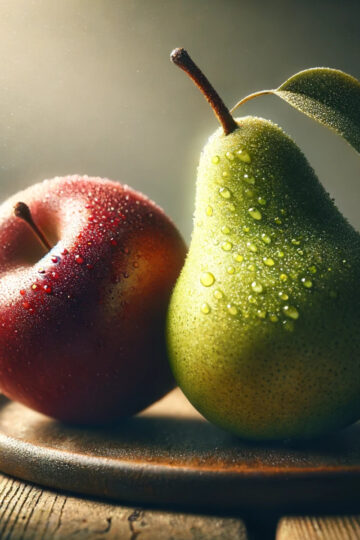 poire et pomme