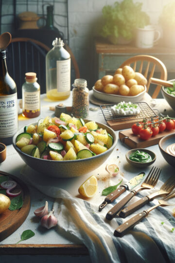 Salade de patates sans gluten