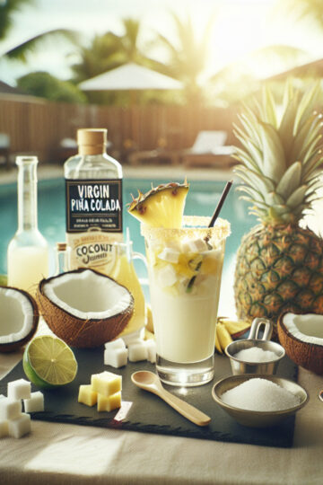 Virgin piña colada : Mocktail Tropical