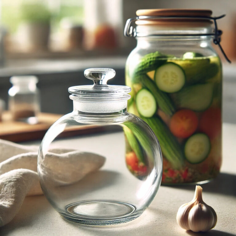 Lot De 4 Poids De Fermentation En Verre Pour Pots Mason - Idéal Pour Cornichons, Choucroute Et Légumes Lactofermentés - 12