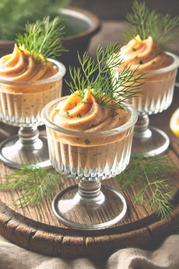 Mousse de truite à l’aneth l’apéro chic et facile