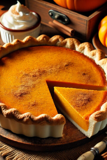 Voici une belle tarte à la citrouille facile et rapide à réaliser