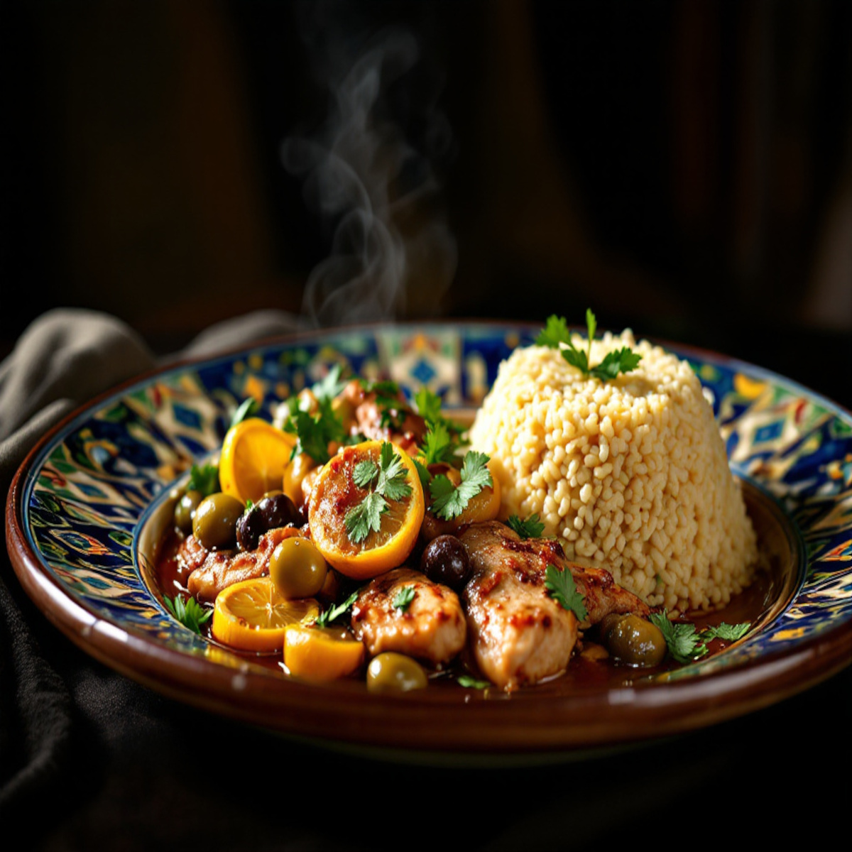 dressage et dégustation du tajine