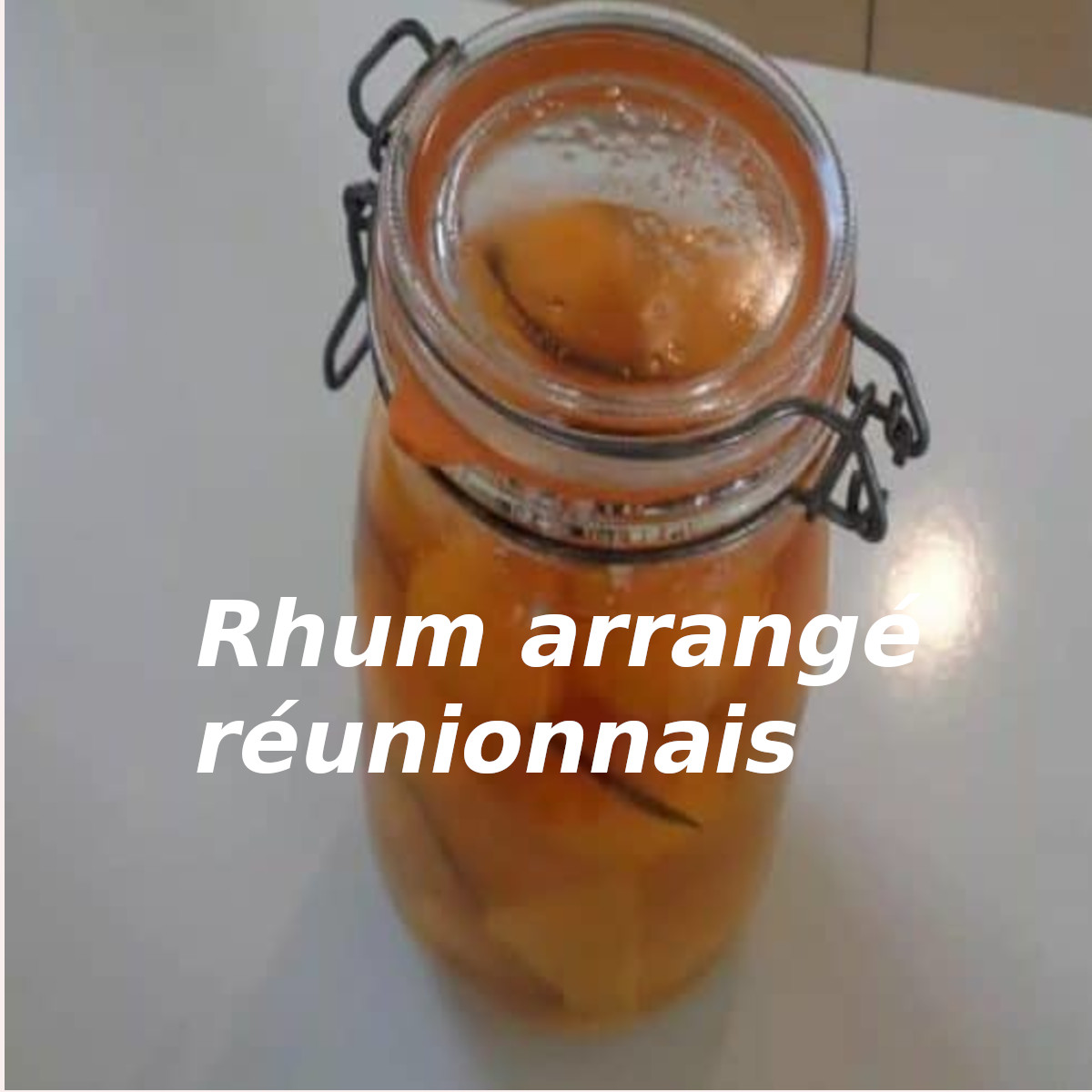 rhum arrangé de la réunion
