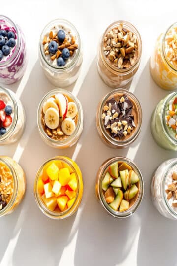 10 recettes overnight oats healthy et gourmandes : variations colorées et nutritives