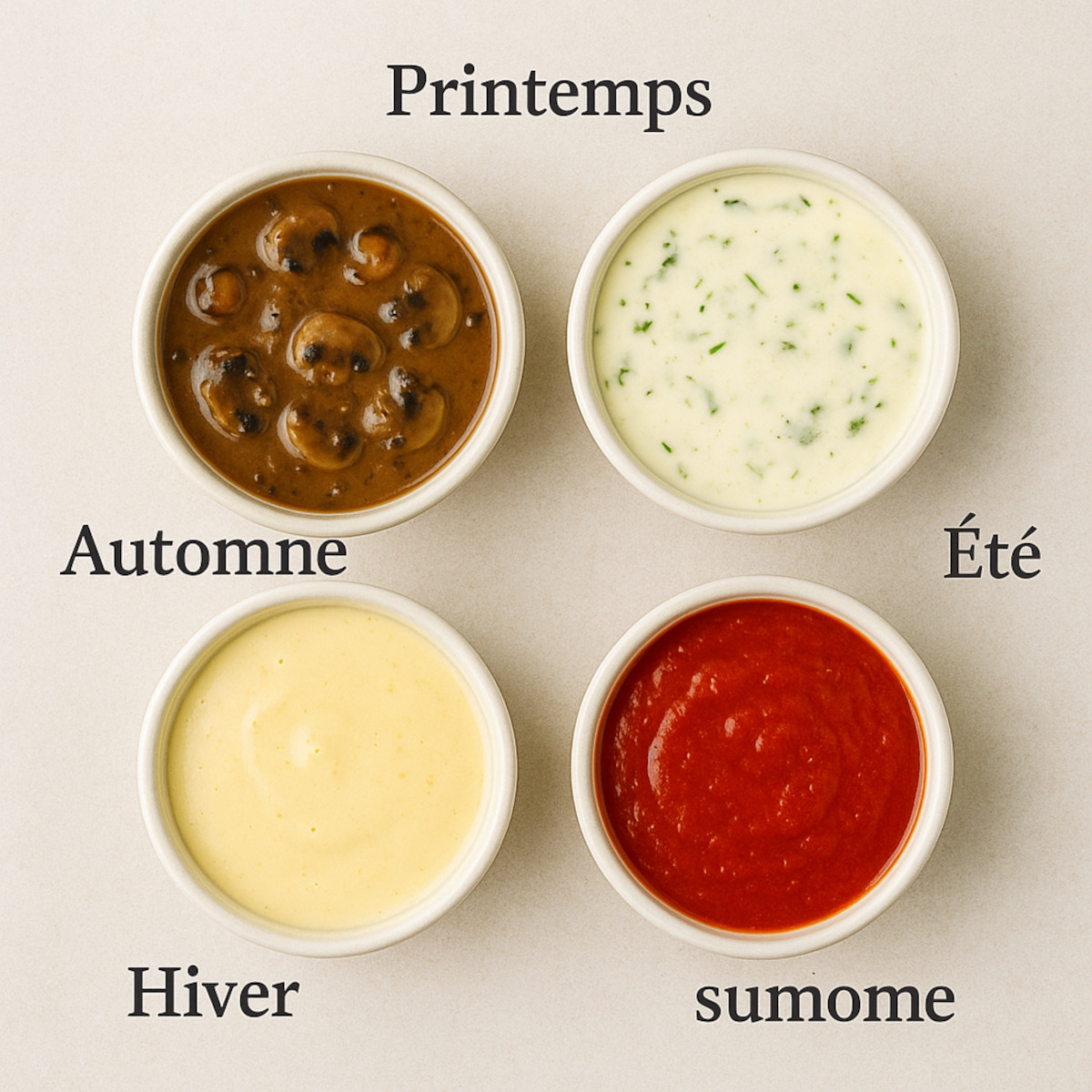 Variations de sauces en cuisine selon les saisons et les ingrédients