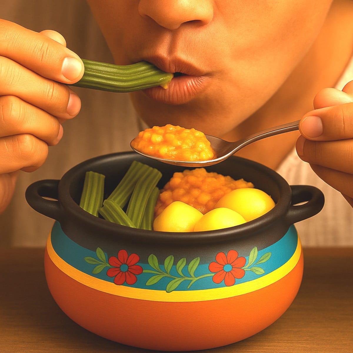 Comment manger bâtons moroungue technique dégustation créole artichaut pulpe cuisine réunionnaise