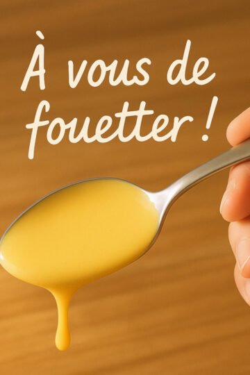 Invitation à tester ses propres sauces émulsionnées maison