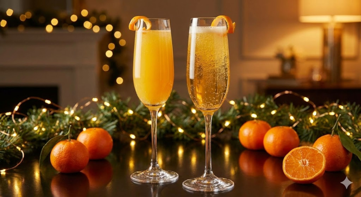 Mousse au chocolat onctueuse en verrine avec décor de Noël