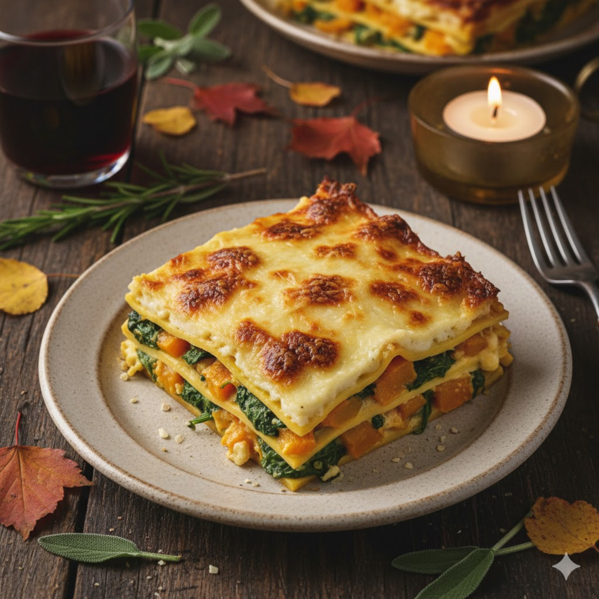 bol de houmous à la courge butternut, décoré de graines, avec pain pita