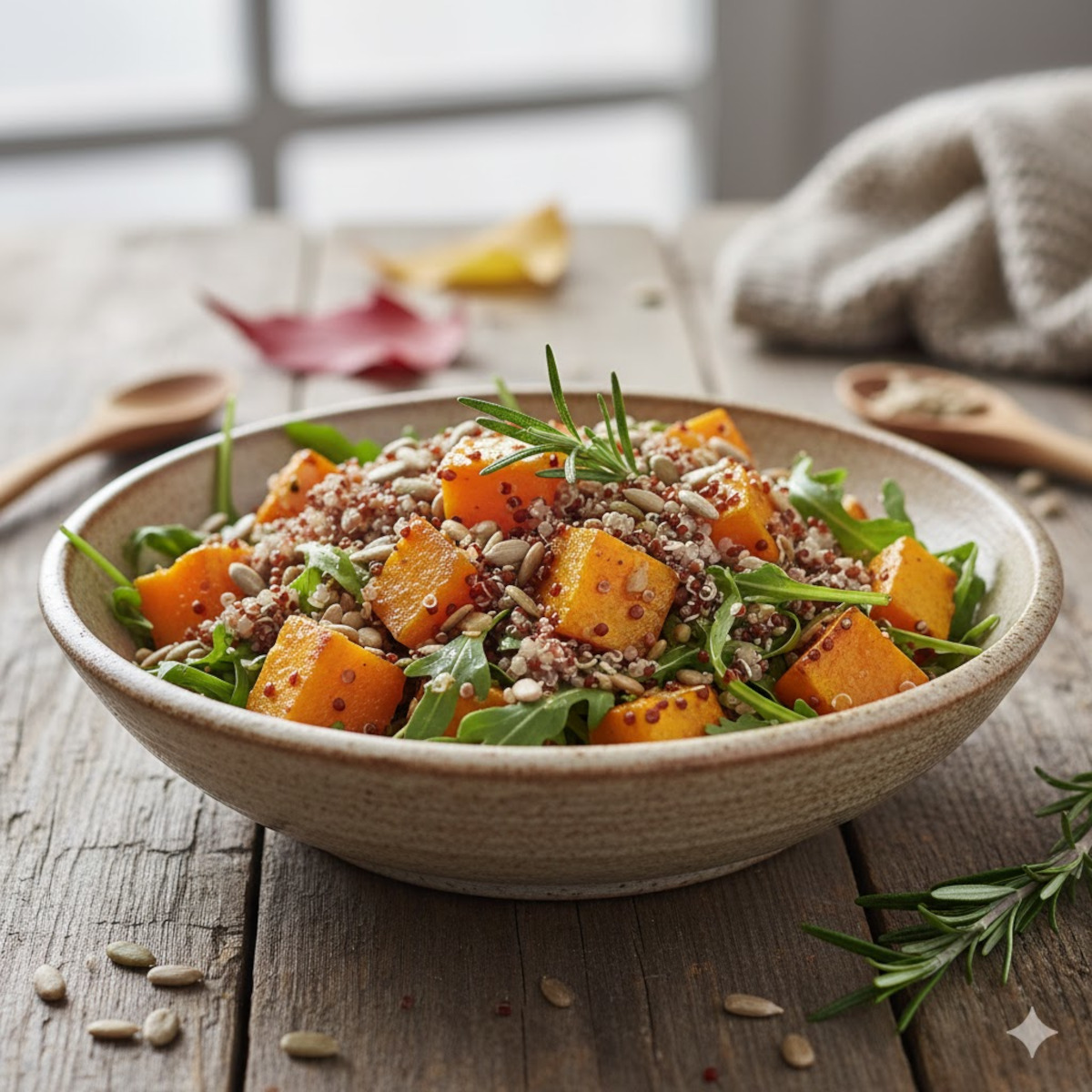 frites de courge butternut croustillantes dans un bol, sauce en accompagnement