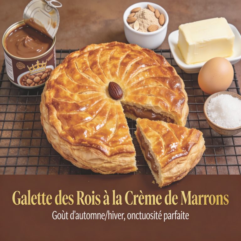 galette des rois à la crème de marrons