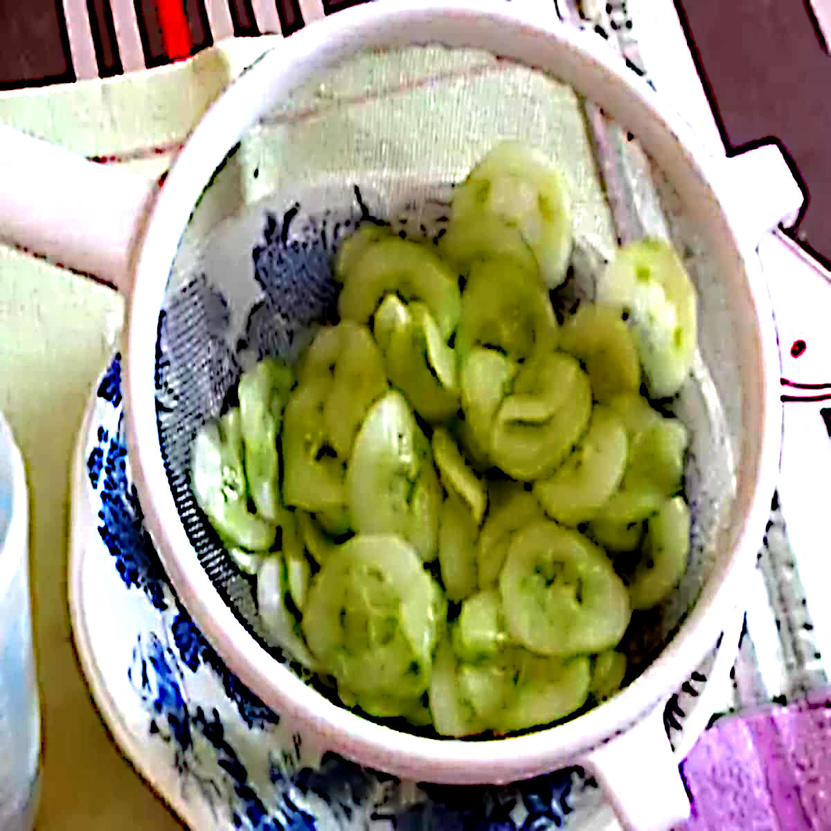 salade de concombre